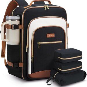 40L Travel Backpack for Women, Carry On Bag Flight Approved, Waterproof Backpack
